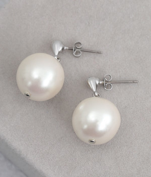 swing pearl　ピアス(シルバー-ONESIZE)