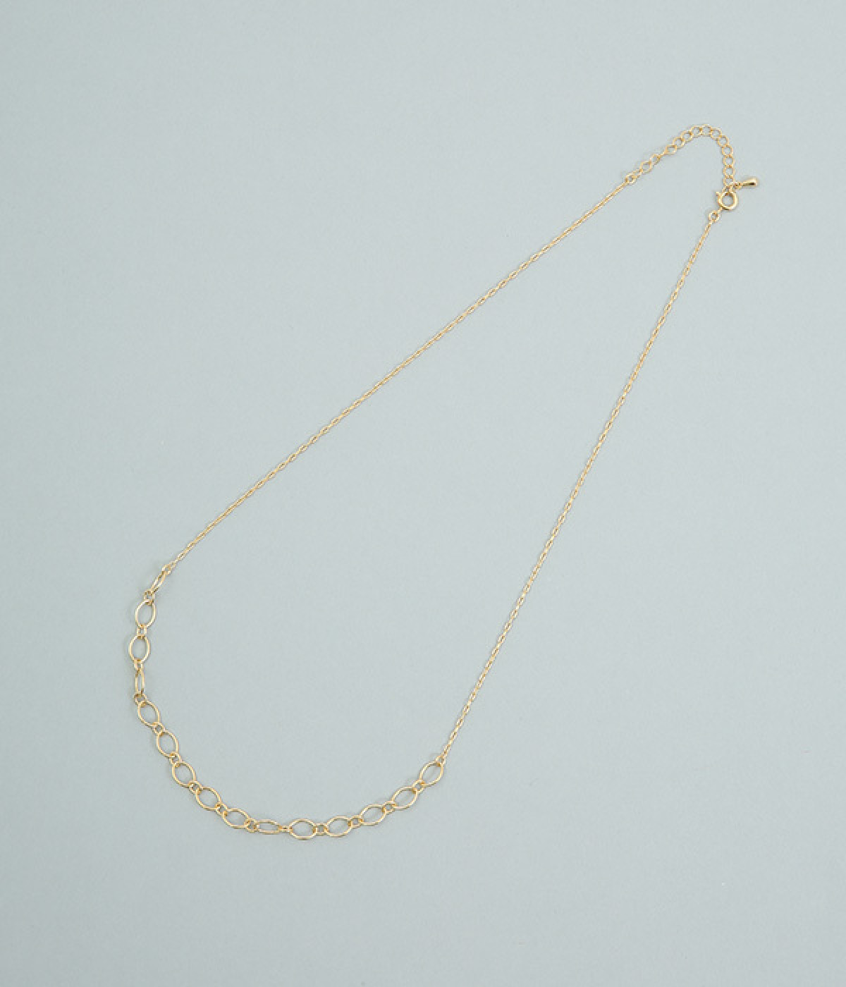 chain design ネックレス(ゴールド-ONESIZE)