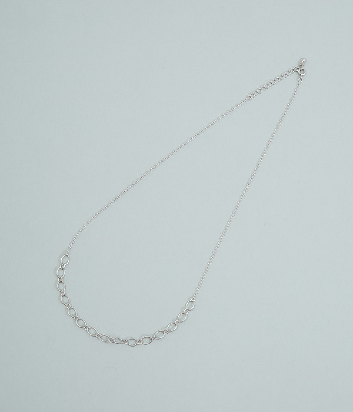 chain design ネックレス(シルバー-ONESIZE)