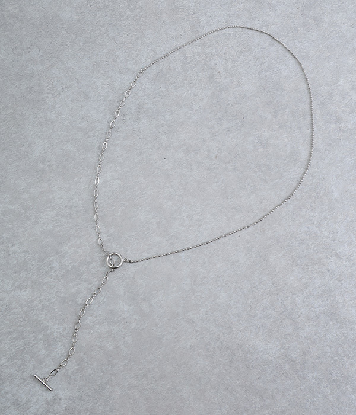mixchain bow tie ネックレス(シルバー-ONESIZE)