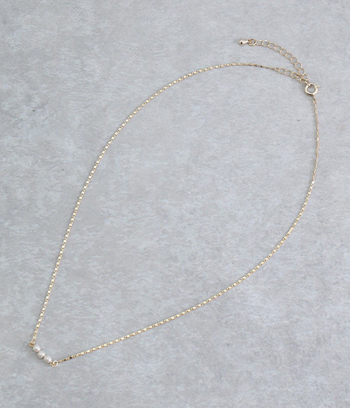 triple points pearl ネックレス(ゴールド-ONESIZE)
