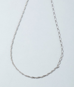 mixed chain ネックレス