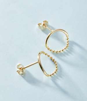 small awing circle ピアス(ゴールド-ONESIZE)