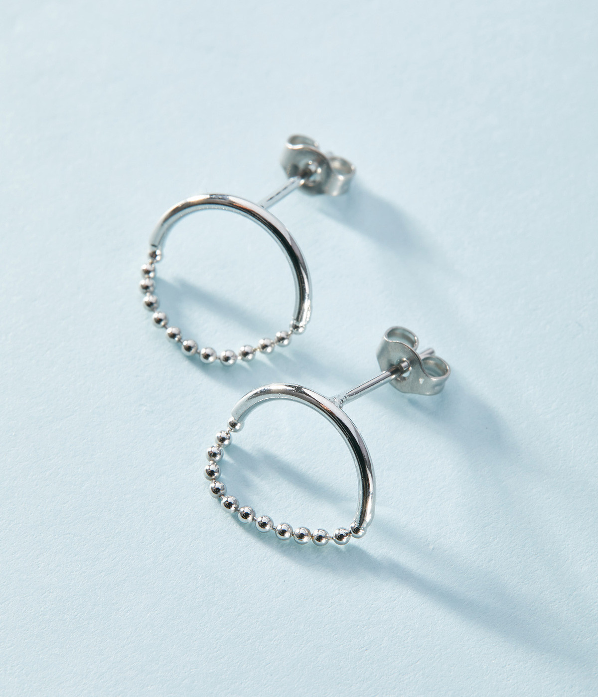 small awing circle ピアス(シルバー-ONESIZE)