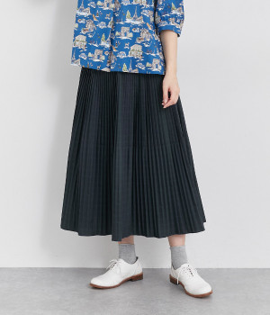 High Density Clothプリーツスカート