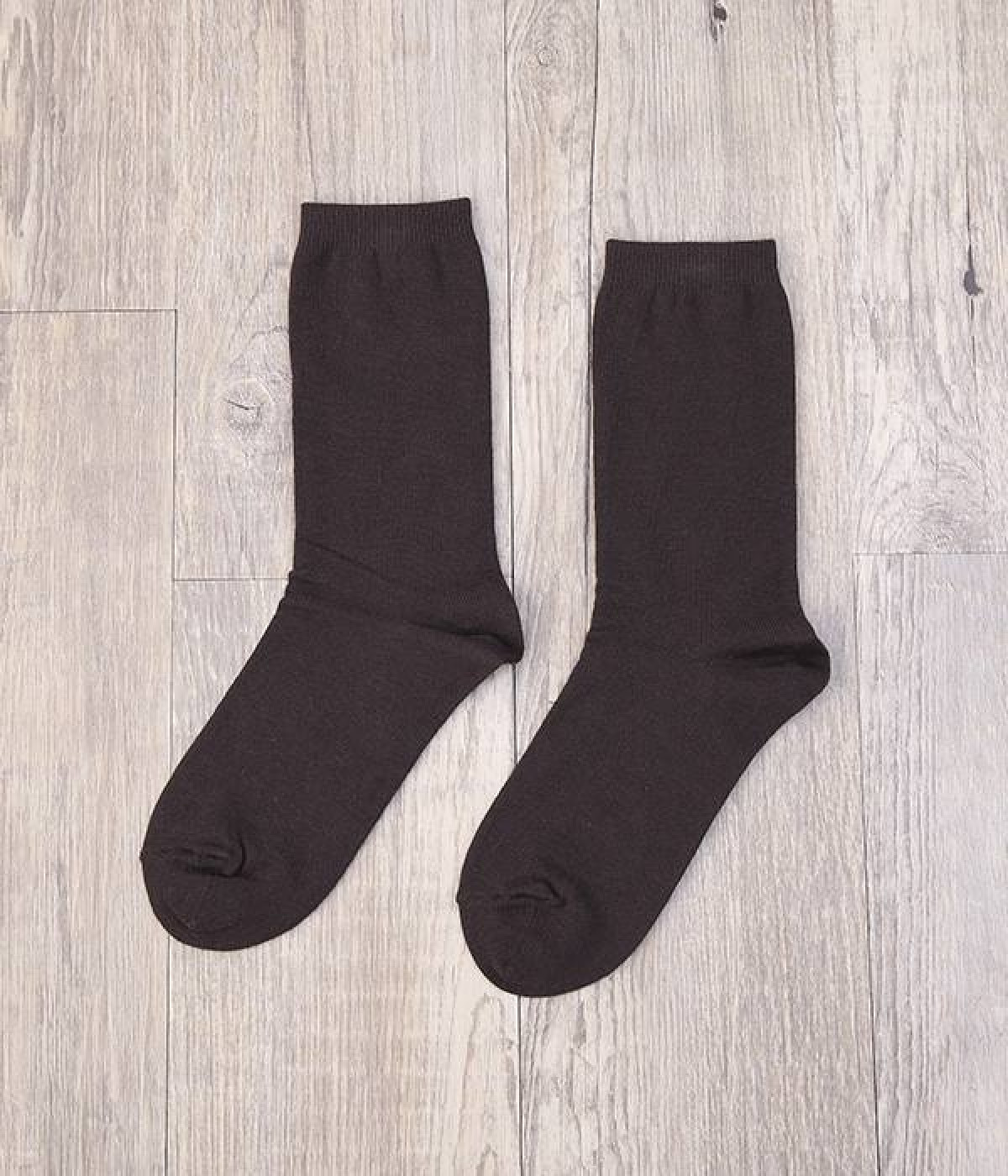 シルクコットンダブルフェイスソックス(ダークモカ-ONESIZE)